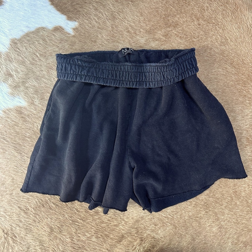 NUX organic cut off sweat shorts